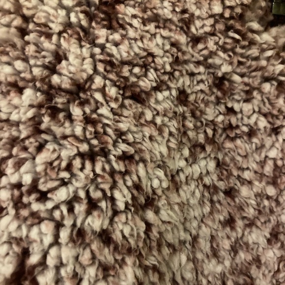 Magenta/Burgundy Quarter Zip Faux Sherpa - Picture 3 of 6